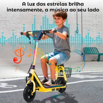 Honeywhale Jl006 Patinete Elétrico Infantil 300w 18km/h 10km Rosa