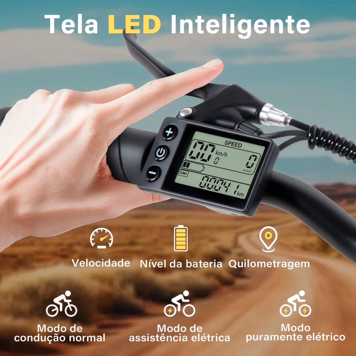 Honey Whale F6 - Bicicleta Elétrica Adulto 790w 45km 40km/h Preto