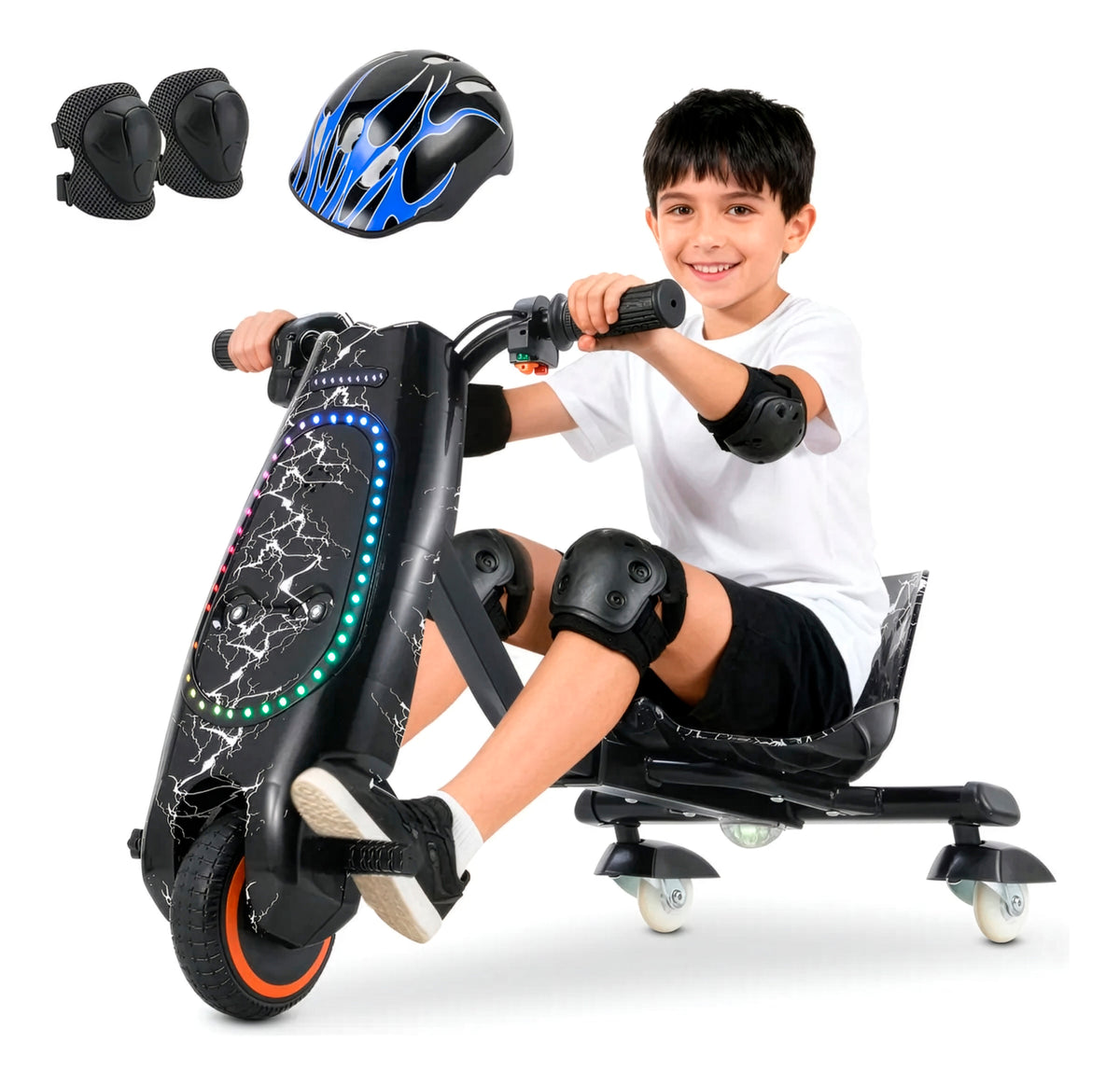 Honeywhale 008b Triciclo Elétrico Drift Infantil 150w 15km/h Preto