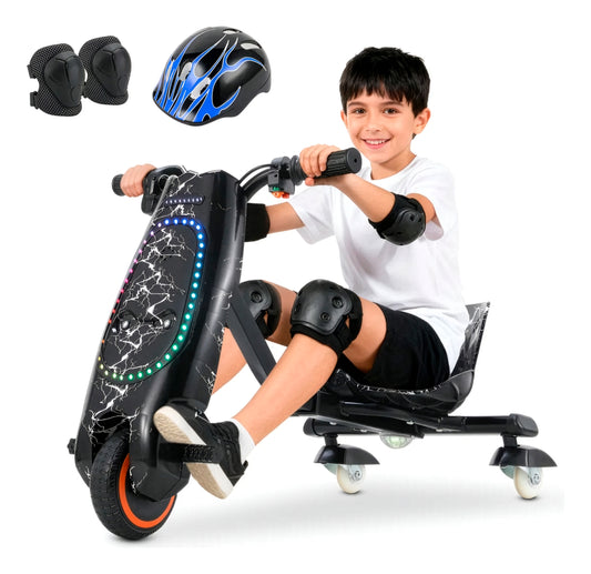 Honeywhale 008b Triciclo Elétrico Drift Infantil 150w 15km/h Preto