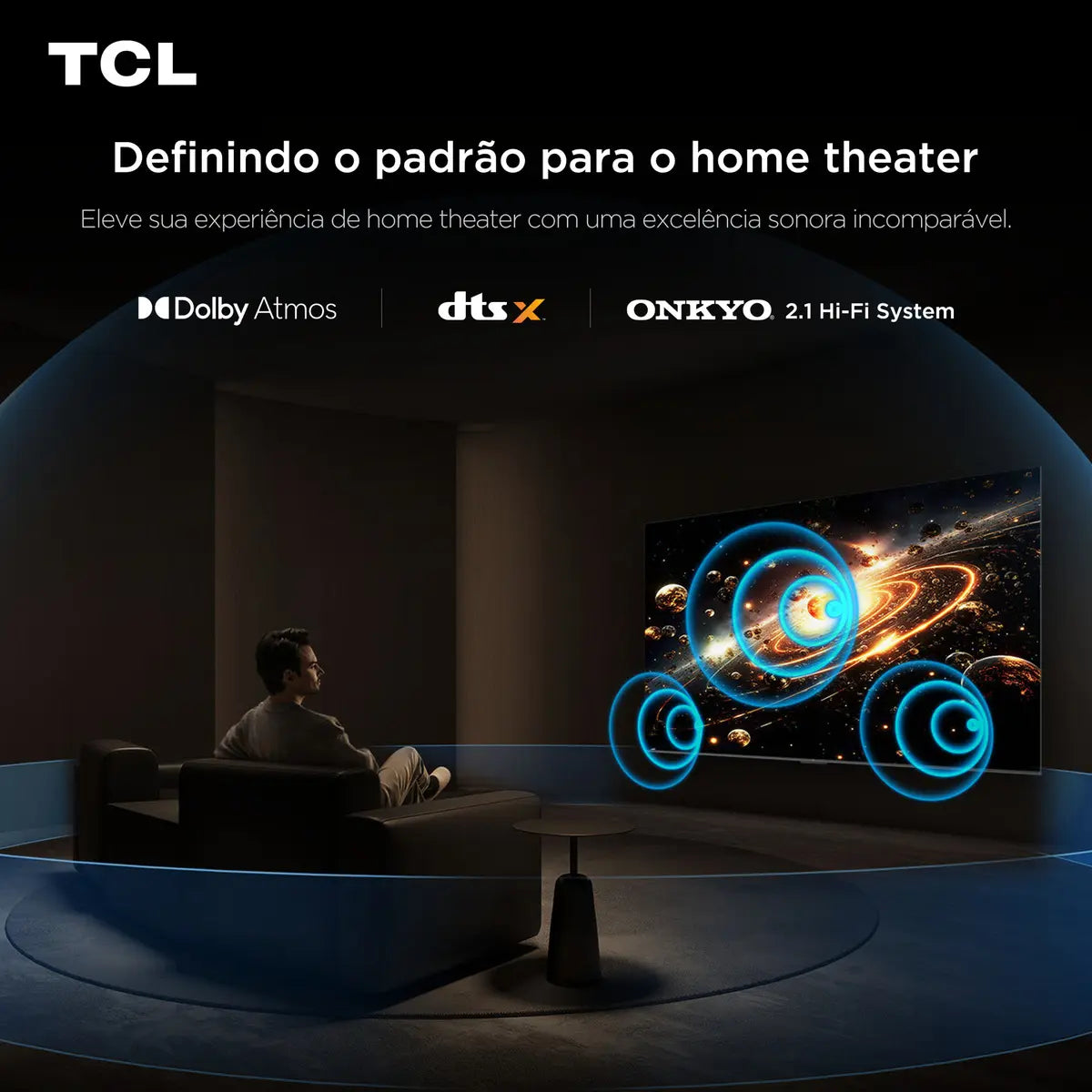 Smart TV TCL 65 Polegadas QLED Mini LED 4K C6K WiFi Bluetooth Google TV 4 HDMI 144Hz HDR10+ 65C6K