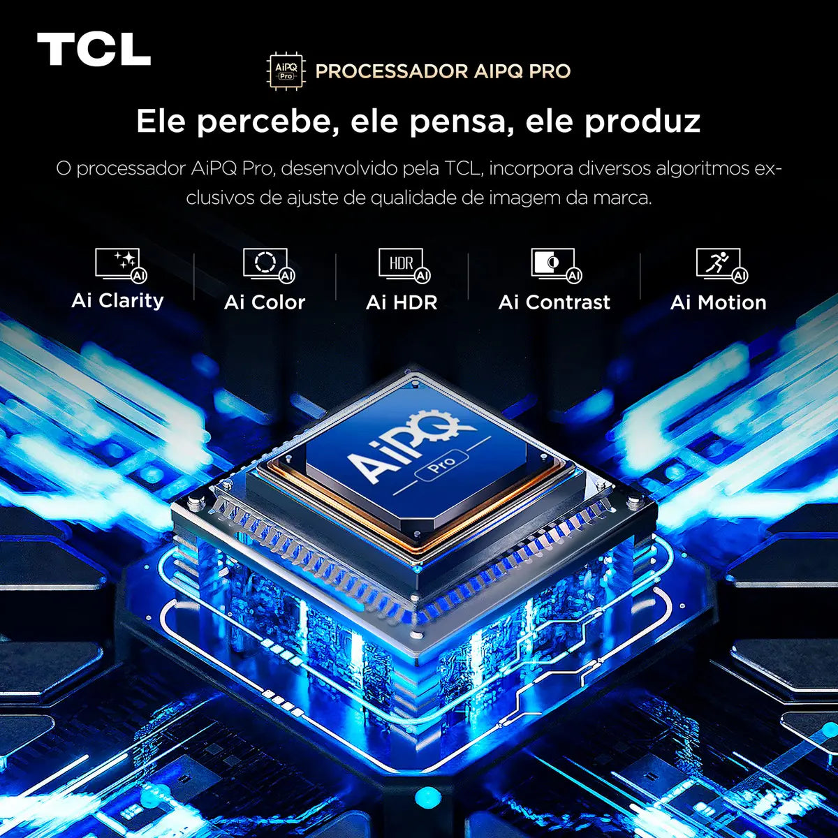 Smart TV TCL 75 Polegadas QLED Mini LED 4K C6K WiFi Bluetooth Google TV 4 HDMI 144Hz HDR10+ 75C6K