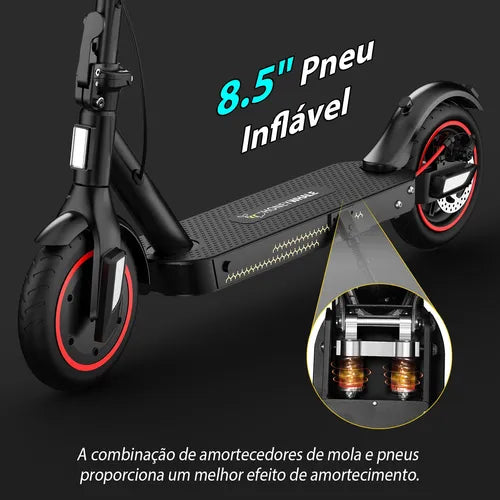 Honey Whale E9t - Patinete Elétrico Scooter 500w 32km/h 22km