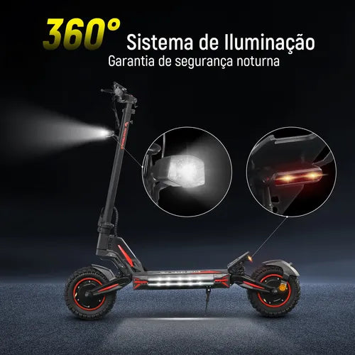 Honeywhale G4 Max Patinete Eletrico Adulto, 1640w*2-72km/h-70km-150kg, Scooter Eletrica Motor-velocidade-autonomia-carga, Patinete Juvenil Dobrável Com Cartão Nfc, Honey Whale