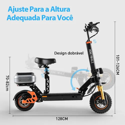 1000w Honeywhale H3 Patinete Elétrico Scooter 60km 55km/h