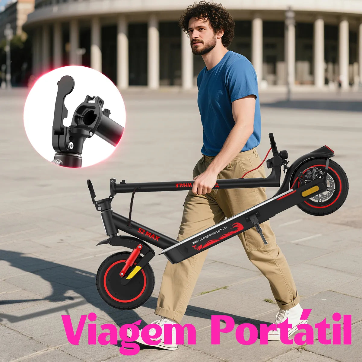 Honeywhale S2 Max Patinete Elétrico Scooter 500w 32km/h