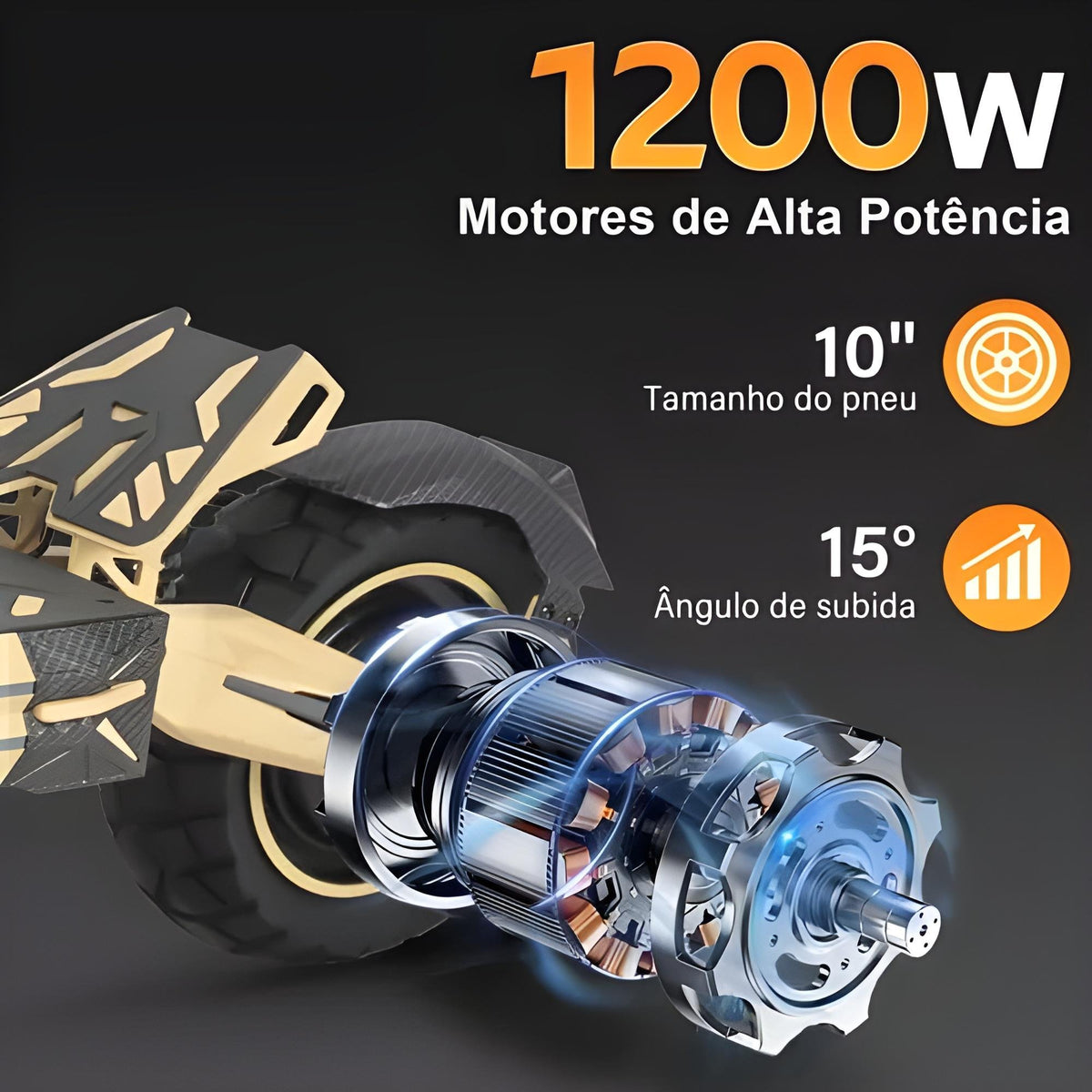 Honey Whale G2 Pro - 1200w Patinete Elétrico Scooter 50km/h