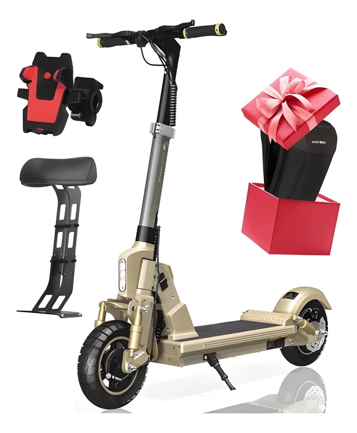 Honey Whale C1 Gold - 980w Patinete Elétrico Scooter 40km 45 Km/h